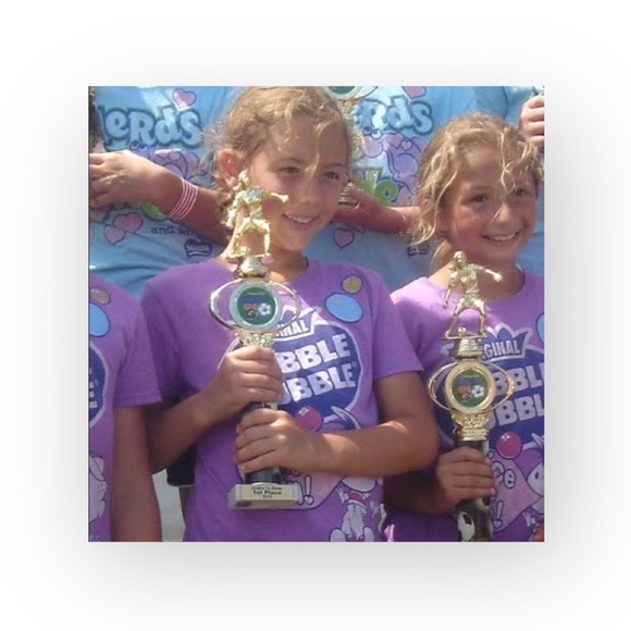 new Garan-Tees  Girls Dubble Bubble Glitter Tee  Lavender  Girls Large 10 12 - Picture 14 of 16